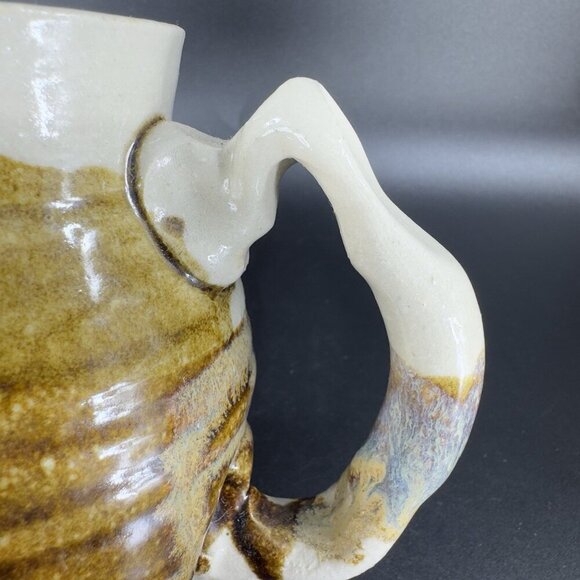CONGDON WARD WALDEN Hand Made Pottery Stoneware Coffee Mug Cup Artist Signed - Picture 6 of 14